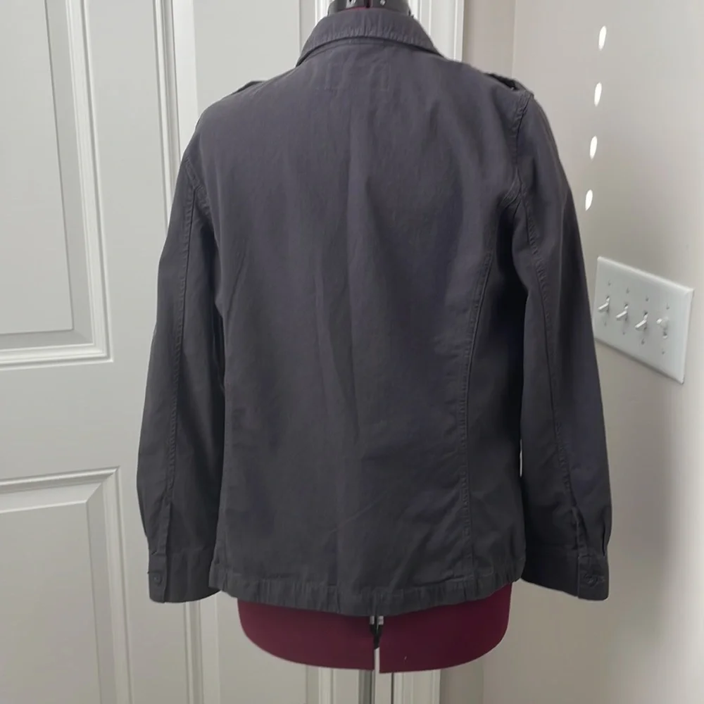 J.Crew women’s Vintage classic twill Chino jacket Blue 100% Cotton‎ Pockets
